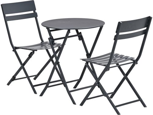 Alfa - balkonset 3-delig - carbon black