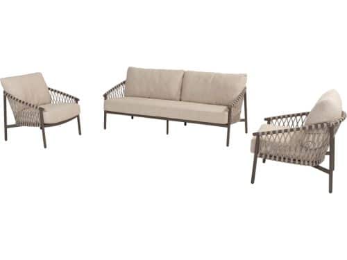 Allora stoel bank loungeset 3 delig terre 4 Seasons Outdoor