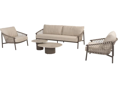 Allora stoel bank loungeset 5 delig terre 4 Seasons Outdoor