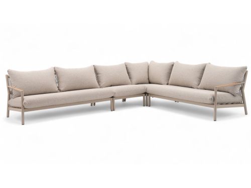 Aluminium Hoek Loungeset - Taupe Frame - Belito Julia