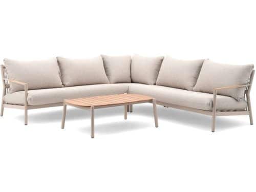 Aluminium Hoek Loungeset - Taupe Frame - Belito Julia