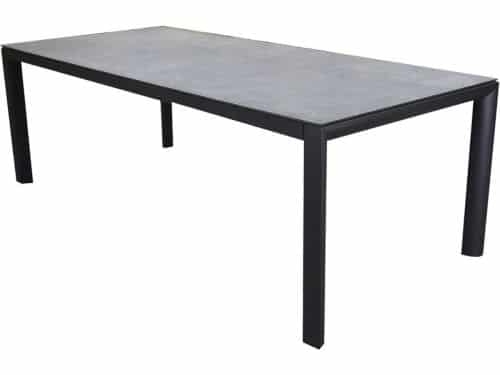 Angora dining tuintafel 220x100xH74 cm antraciet