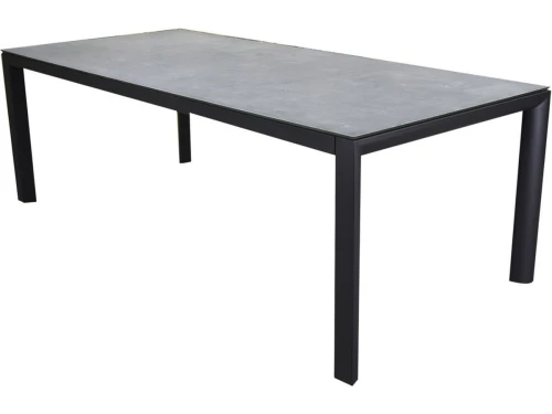 Angora dining tuintafel 220x100xH74 cm antraciet