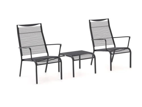 Apple Bee Hawaii lounge balkonset 3-delig stapelbaar - Laagste prijsgarantie!