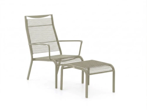 Apple Bee Hawaii lounge tuinstoel stapelbaar met voetenbank - Laagste prijsgarantie!