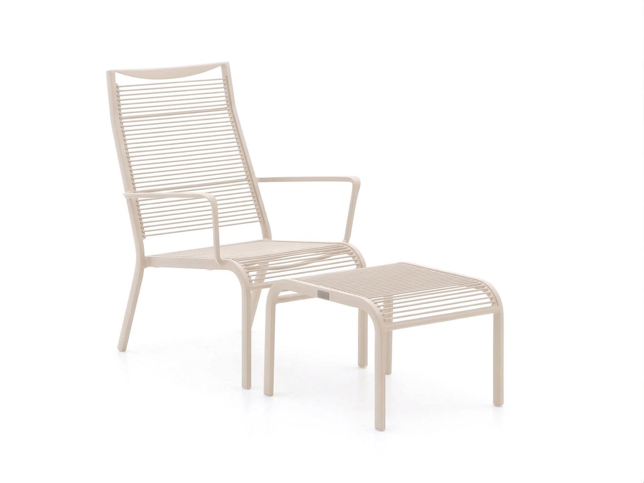 apple bee hawaii lounge tuinstoel stapelbaar met voetenbank laagste prijsgarantie!