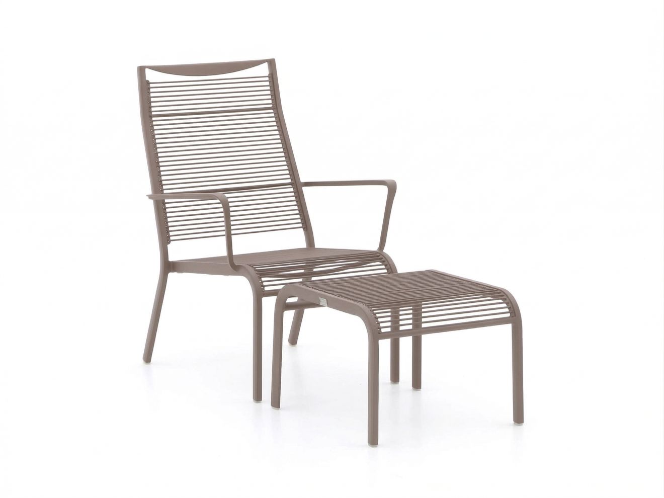 apple bee hawaii lounge tuinstoel stapelbaar met voetenbank laagste prijsgarantie!