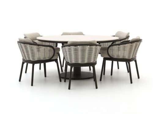 Apple Bee Pine Key/Melville ø 160cm dining tuinset 7-delig - Laagste prijsgarantie!