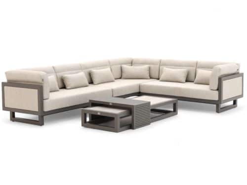 Apple Bee Santorini Loungeset 5-delig Nr.2 - Links Lang