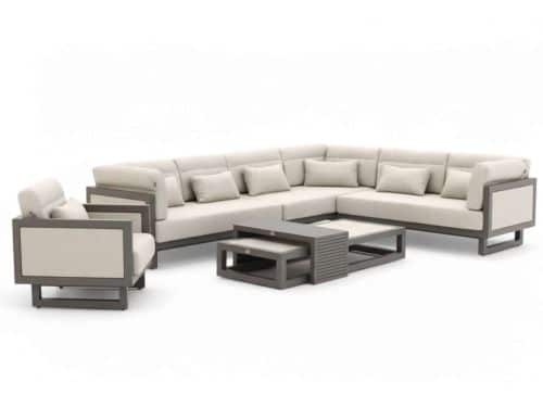 Apple Bee Santorini Loungeset 6-delig Nr.5 - Links Lang