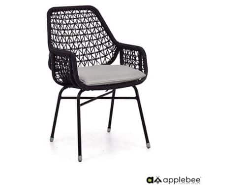 Apple Bee Zara Tuinstoel - Black