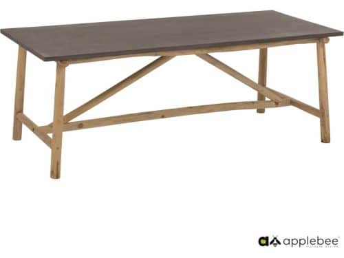 Applebee Rooty Tafel 170x90cm, Concrete Blad