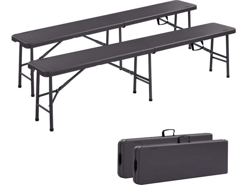 AREBOS Tuinbank - Set van 2 stuks - Picknickbank