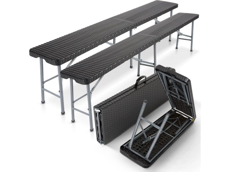 AREBOS Tuinbank - Set van 2 stuks - Picknickbank