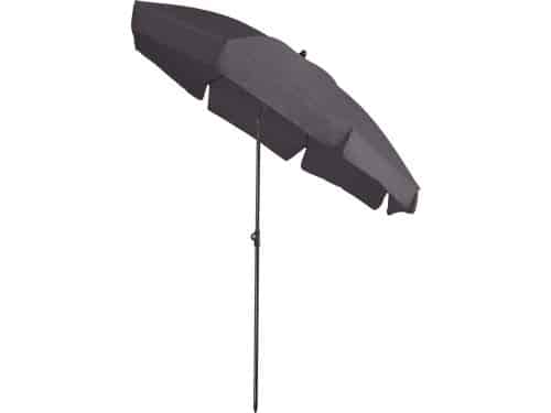 Aruba - Ø200cm - Antraciet - Volant - Kantelbaar