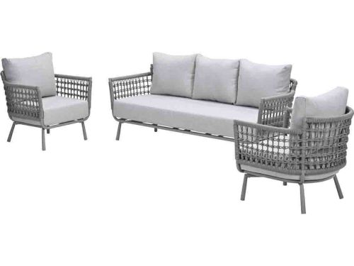 Aversa sofa rope loungeset - taupe - valley sand