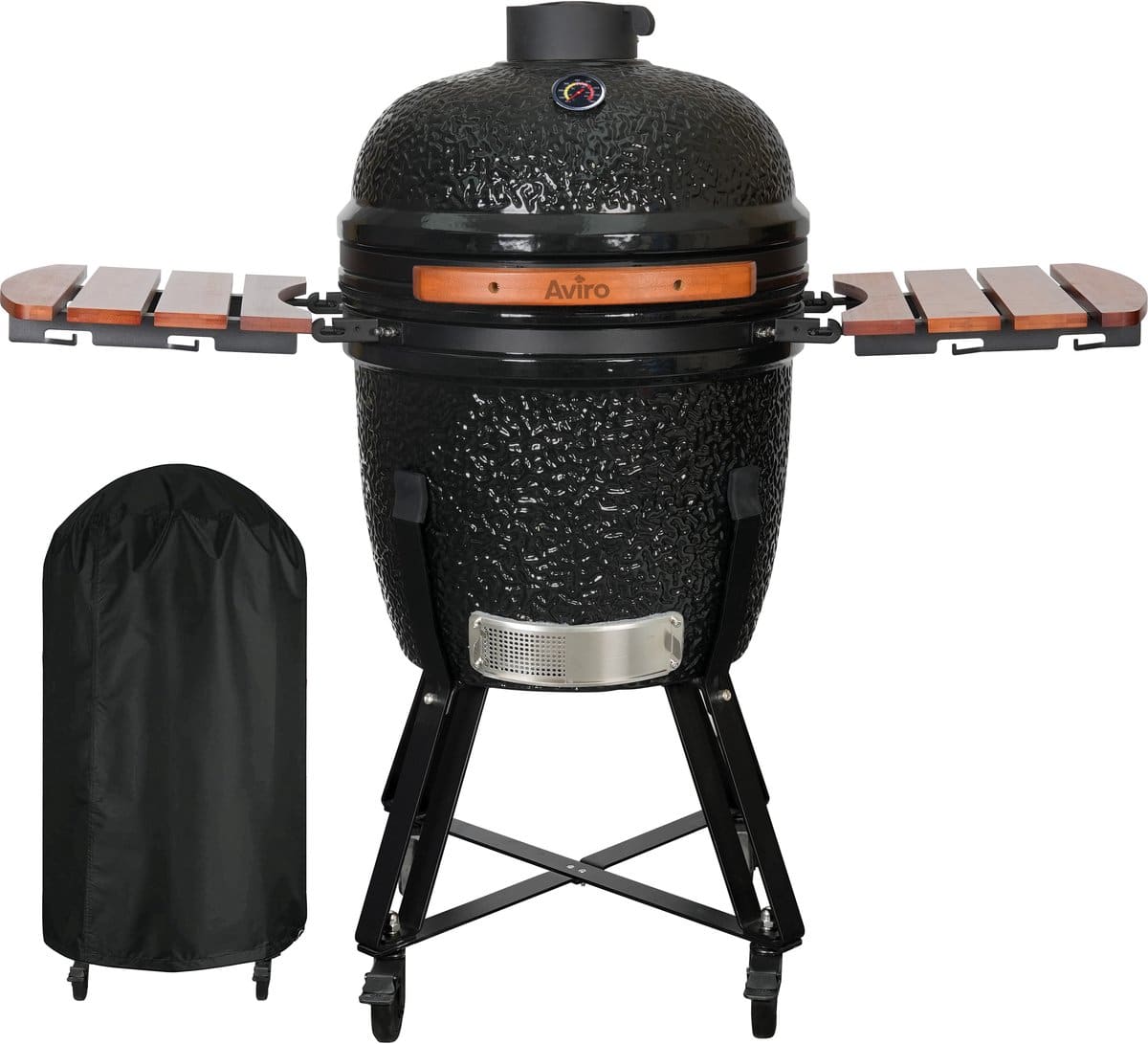 aviro kamado bbq egg xl 21,6 inch inclusief