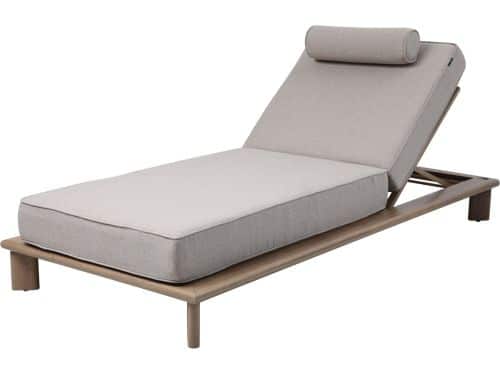 AXI Blake Ligbed Houtlook/beige - Gepoedercoat aluminium frame - Rugleuning