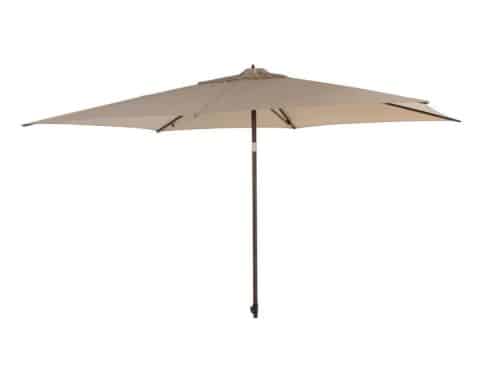 Azzurro stokparasol beach met wenge houtlook frame 200 x 300 cm 4SO - 4so