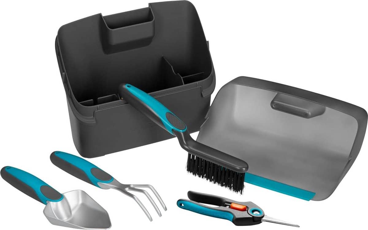 balkonbox startset city gardening veelzijdige opbergbox met tuingereedschap