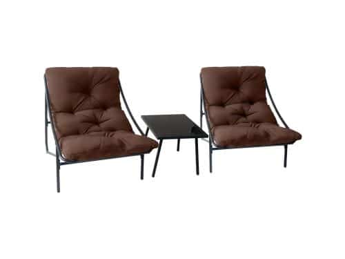 Balkonmeubelset - Balkonmeubels - Tuinmeubelset - Balkonset 3-delig - Terrasmeubilair