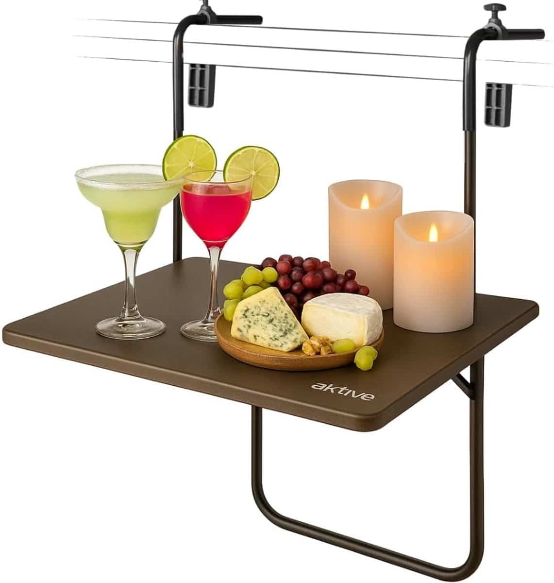 balkontafel hangend inklapbaar balkonbar hangtafel voor aan het