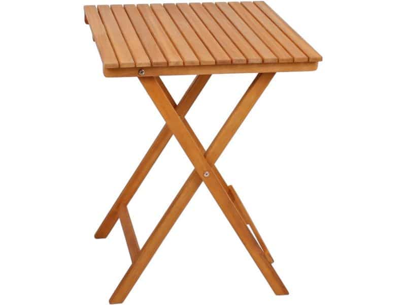Balkontafel van Acaciahout - Bistrotafel, Klaptafel, Tuintafel - 72 x
