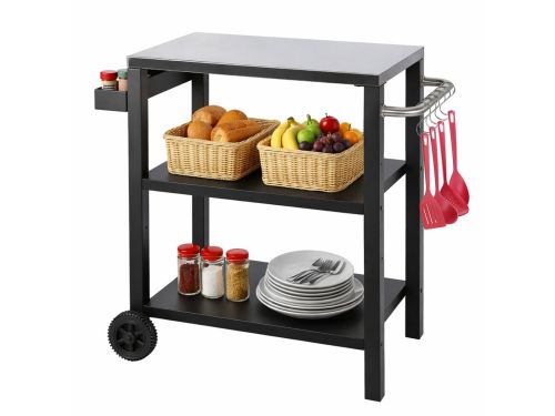 Barbecuewagen Voor Buiten met 3 niveaus - Grill Trolley