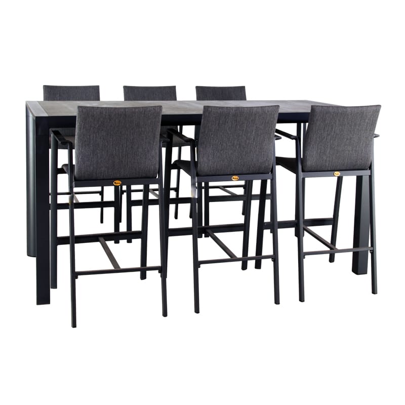 barset newington concrete black oosterik home oosterik home