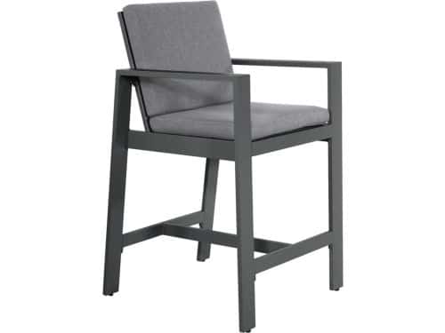 Barstoel Malibu charcoal (2 stuks)