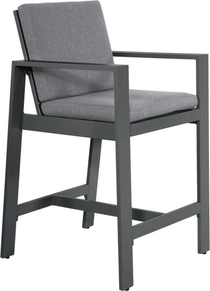 barstoel malibu charcoal (2 stuks)
