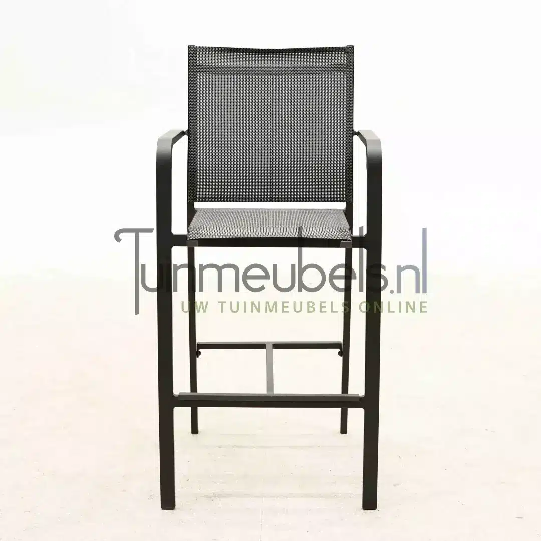 barstoel quenza hoog stapelbaar grijs