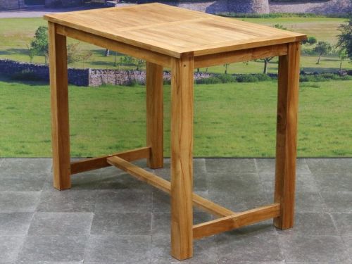 Bartafel 135x80xH105 teak