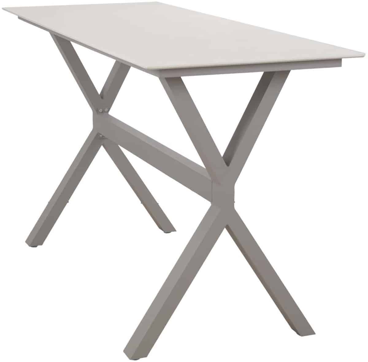 bartafel barletta 200x75cm | sandstone/camel | aluminium & kunststof