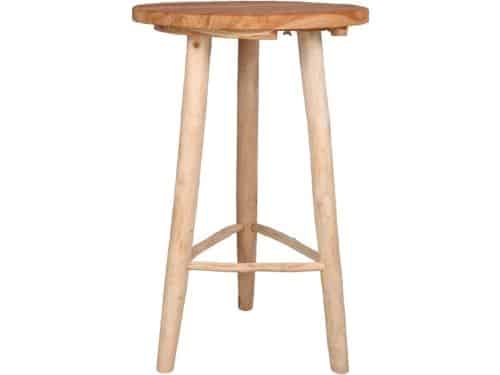 Bartafel teak d70h110cm