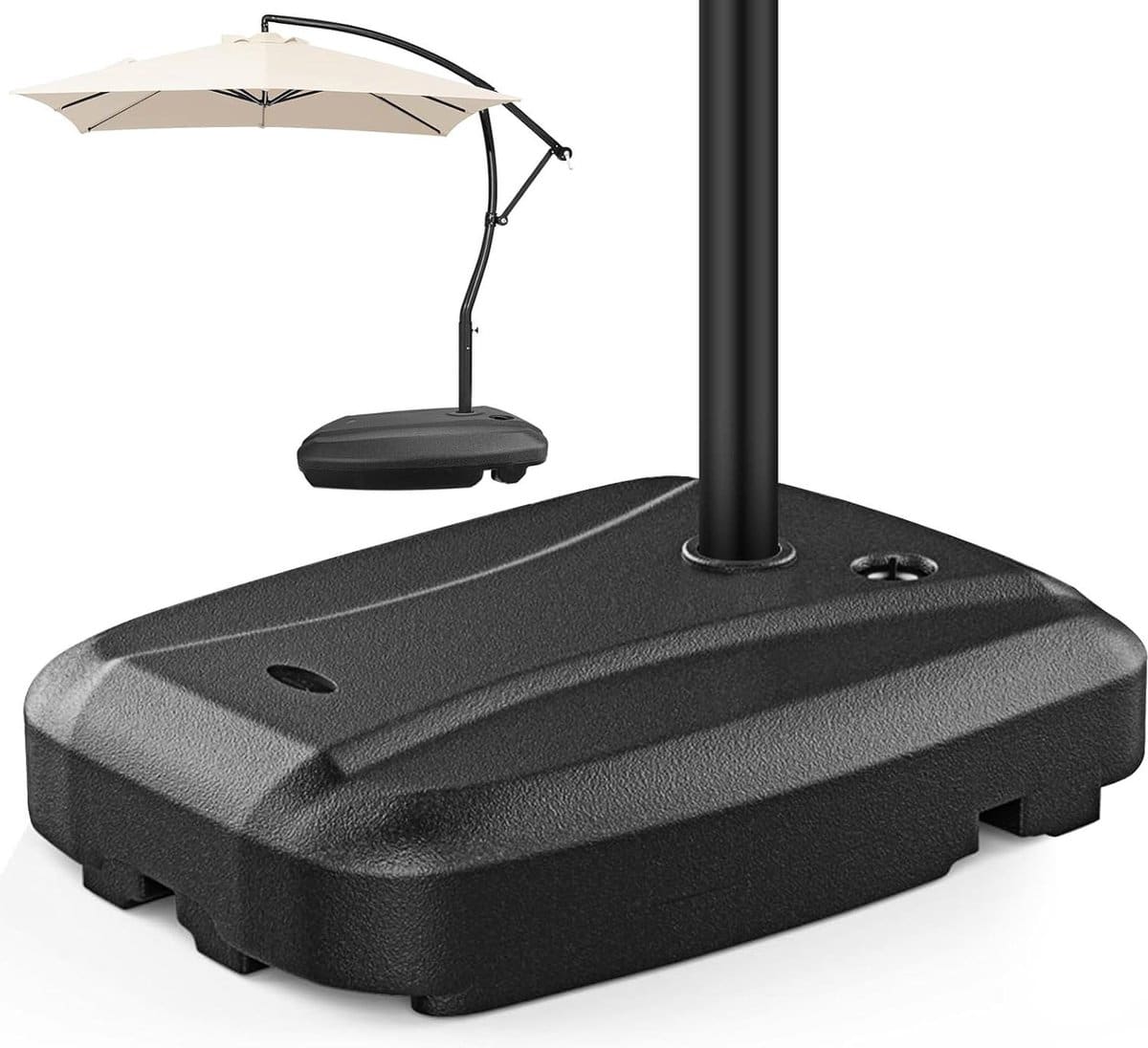 basis paraplu groot formaat regenbescherming parasolvoet op wielen