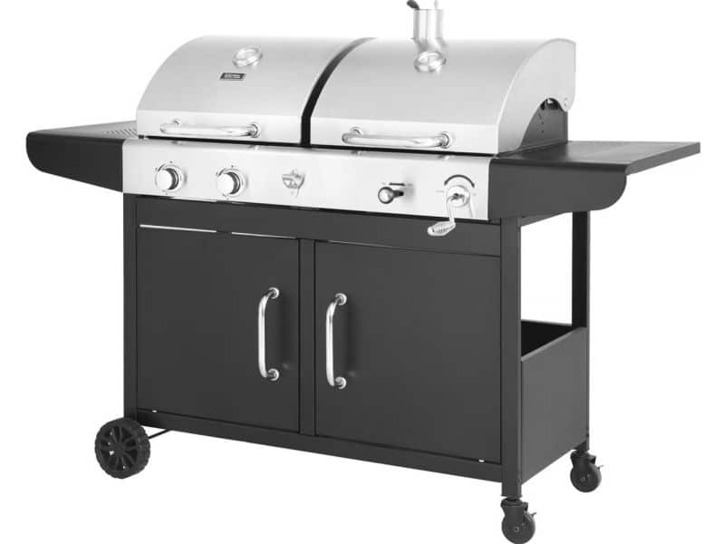 BBQ 2 in 1 gas en houtskool barbecue "Western"