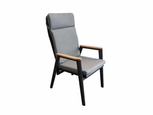 Beauval Tuinstoel Verstelbaar Antraciet Trestino - Trestino