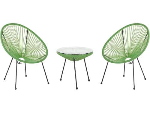 BELIANI ACAPULCO II - Bistroset voor 2 - Groen