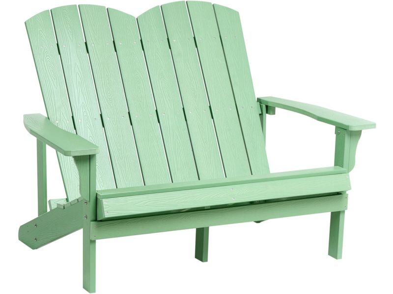 BELIANI ADIRONDACK - Tuinbank - Lichtgroen - Kunsthout