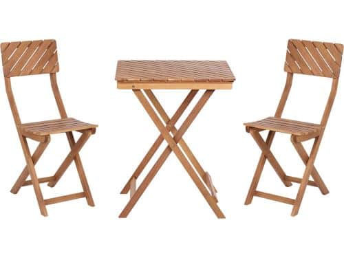 BELIANI ARDORE - Balkonset - Donkerhout - Eucalyptus