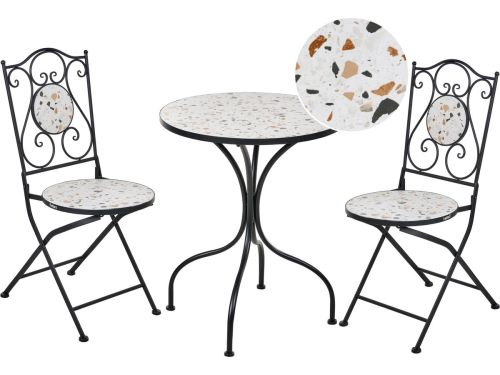 BELIANI ARTENA - Bistroset - Zwart - IJzer