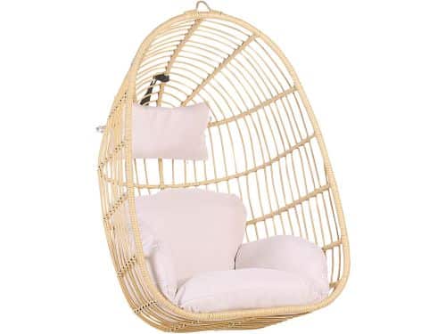 BELIANI CASOLI - Hangstoel - Natuurlijk - PE rotan