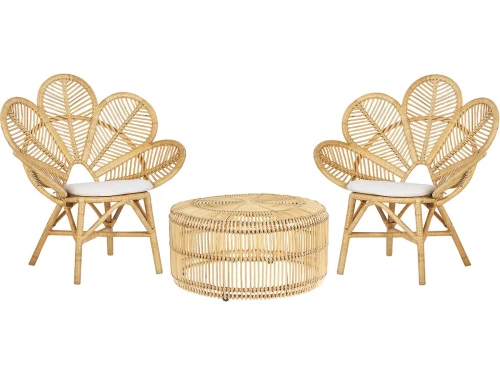 BELIANI FLORENTINE / LIMNI - Bistroset voor 2 - Lichtbeige