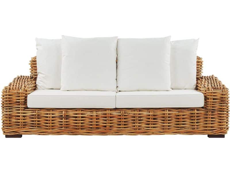 BELIANI FORLI - Tuinbank - Natuurlijk - Rotan