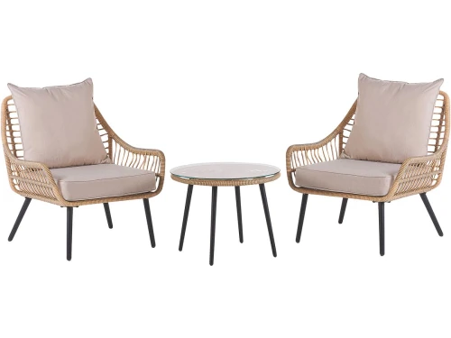 BELIANI LAURETO - Bistroset voor 2 - Natuurlijk - PE
