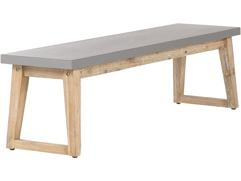 BELIANI ORIA - Tuinbank - Grijs - Vezelcement