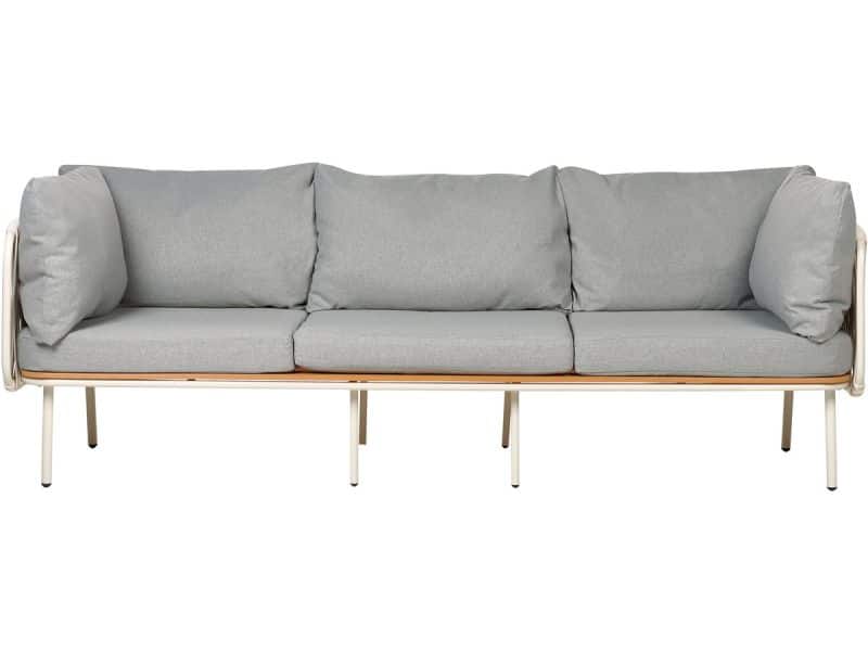 BELIANI SENISE - Tuinbank - Grijs - Aluminium