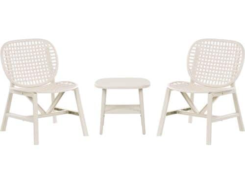 BELIANI SICELLE - Bistroset - Gebroken wit - Polypropyleen