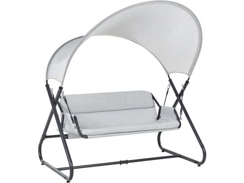 BELIANI SOLAGNA - Schommelbank 3-zits - Lichtgrijs - Staal